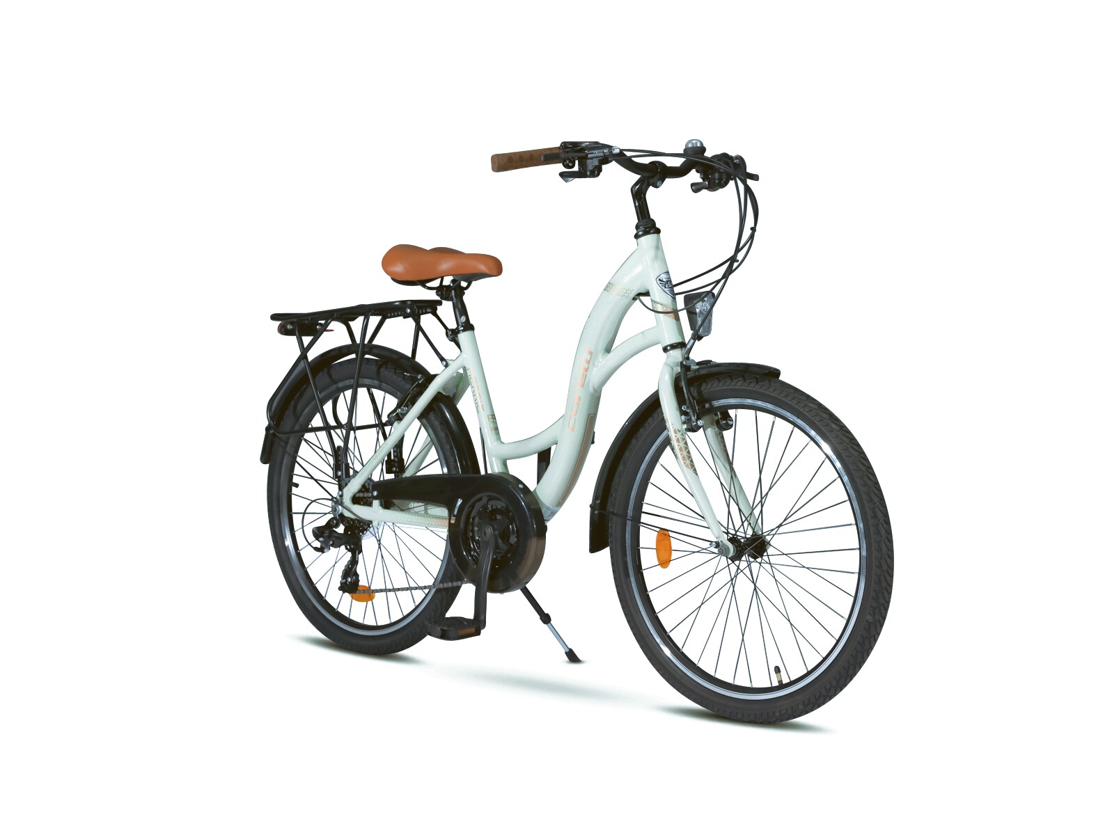 28 Zoll Alu City Bike M&auml;dchen Fahrrad Aluminium Shimano 21Gang RH 51cm 