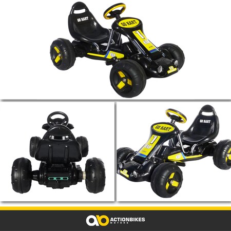 Actionbikes Motors Go-Kart Kinder Go Kart 9788 elektro - 3 km/h -  Bremsautomatik - 25 W, Kinder Fahrzeug Spielzeug ab 3 Jahre elektro