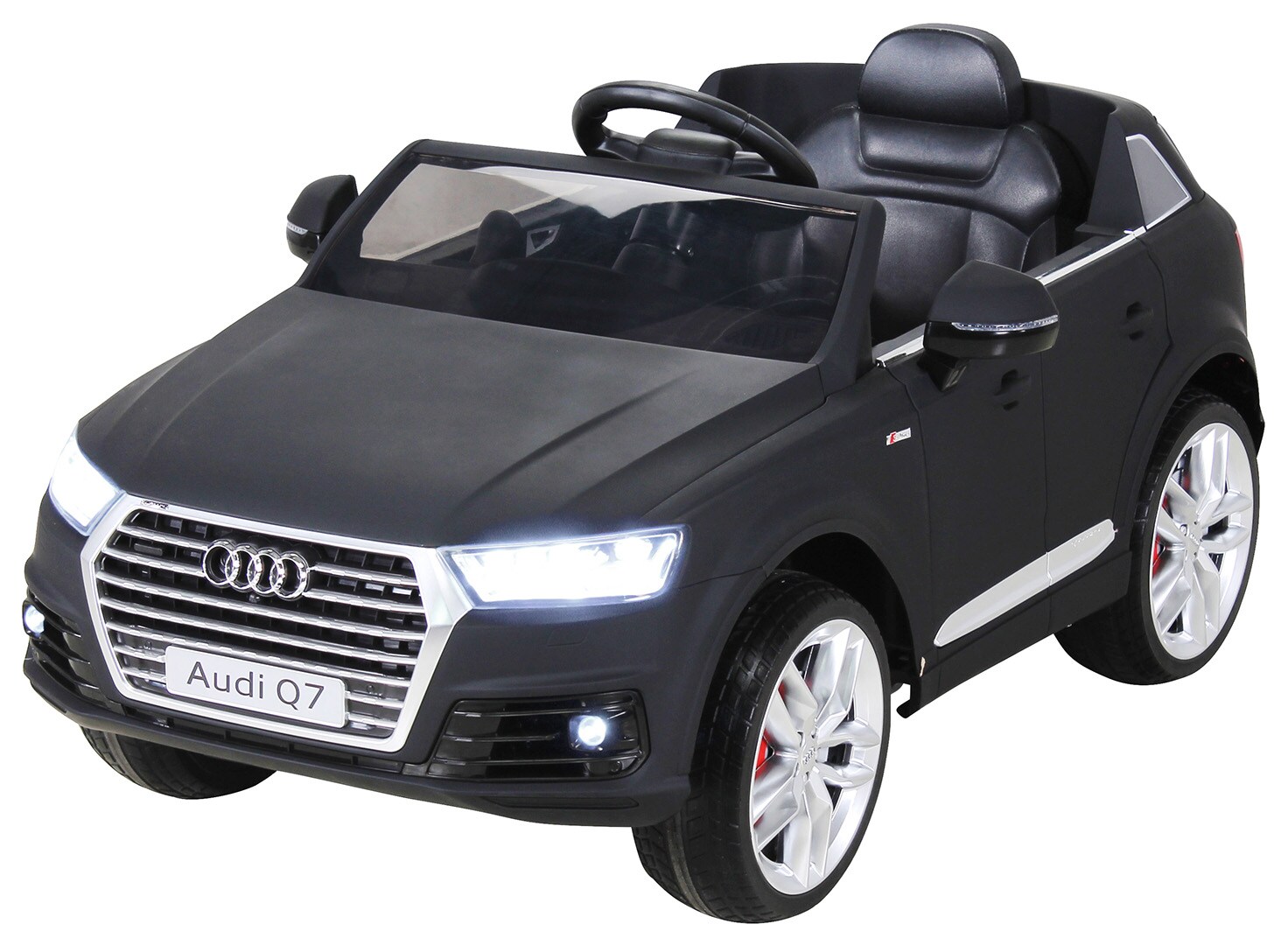 Kinder-Elektroauto Audi Q7 4M Lizenziert (Schwarz Matt) 