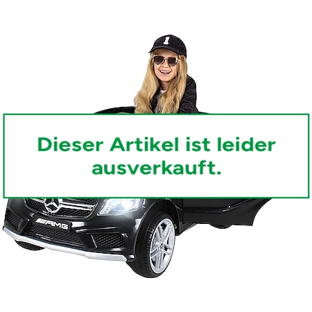 Kinder-Elektroauto Mercedes AMG A45, Fernbedienung, LED, EVA-Reifen, 2x45  Watt, Hupe, Kunstledersitz (Schwarz) bei Marktkauf online bestellen