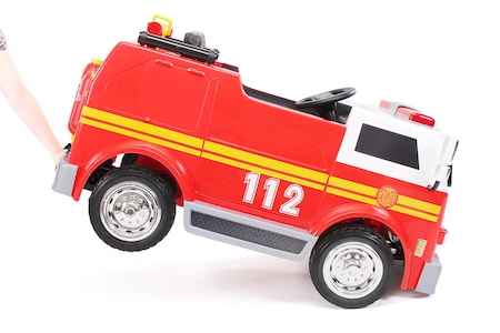 Kinder-Elektro-Feuerwehrauto LL911, 2-Sitzer, Sirene, Spritze, EVA-Reifen,  90 Watt, Fernbedienung bei Marktkauf online bestellen
