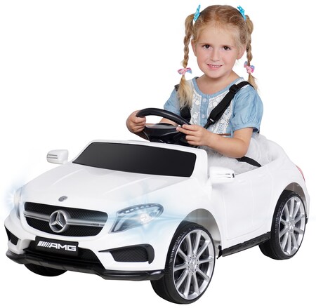 Kinder-Elektroauto Mercedes AMG GLA45 Lizenziert (Weiß) bei