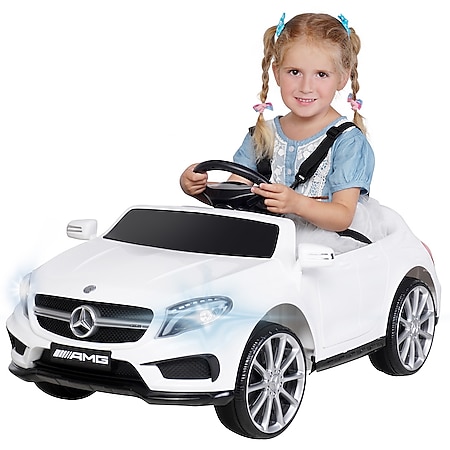 Kinder-Elektroauto Mercedes AMG GLA45 Lizenziert (Weiß) bei