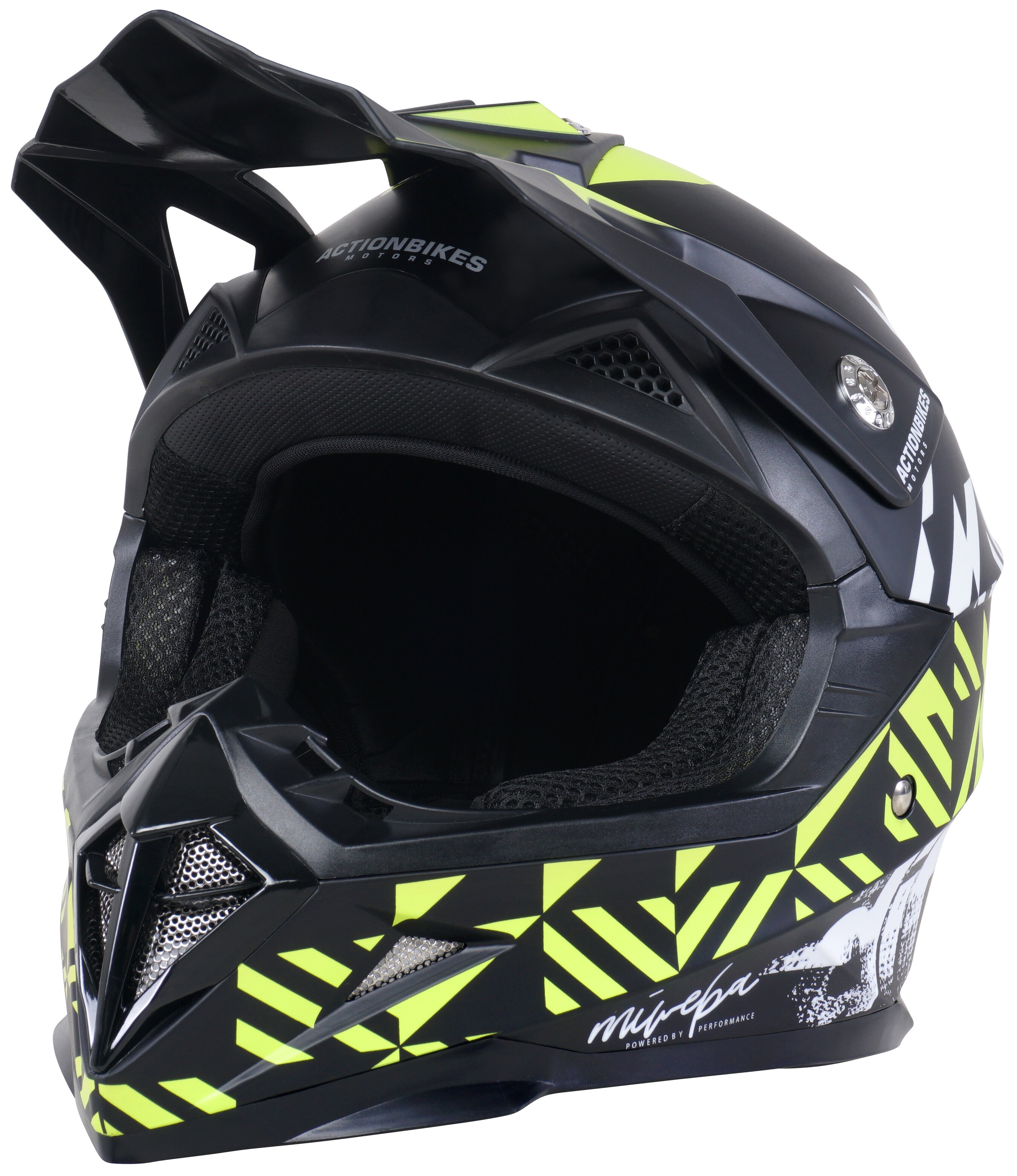 Crosshelm f&uuml;r Kinder, Hornet, Kinderhelm, 6 Farben, Stra&szlig;enzulassung ECE 22/05 Norm, Kinnverschluss  (Gr&uuml;n, XS (53-54cm)) 