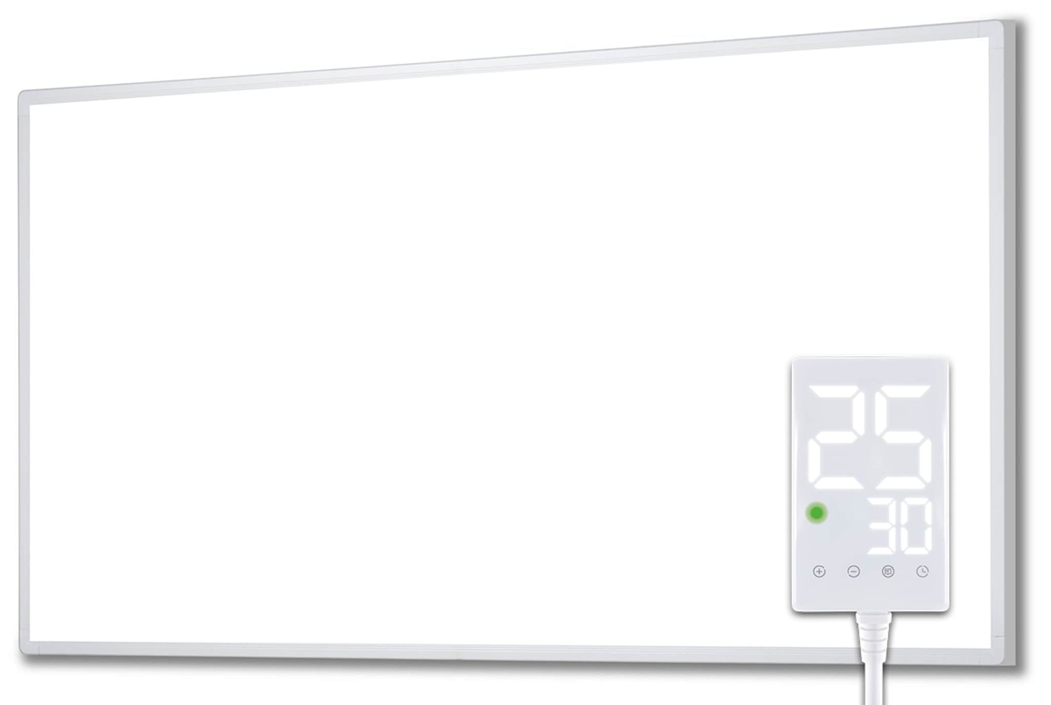 Heidenfeld Infrarotheizung HF-HP100-3, m. Thermostat, wei&szlig;, 300-1200 Watt, 10 J. Garantie (800 Watt) 