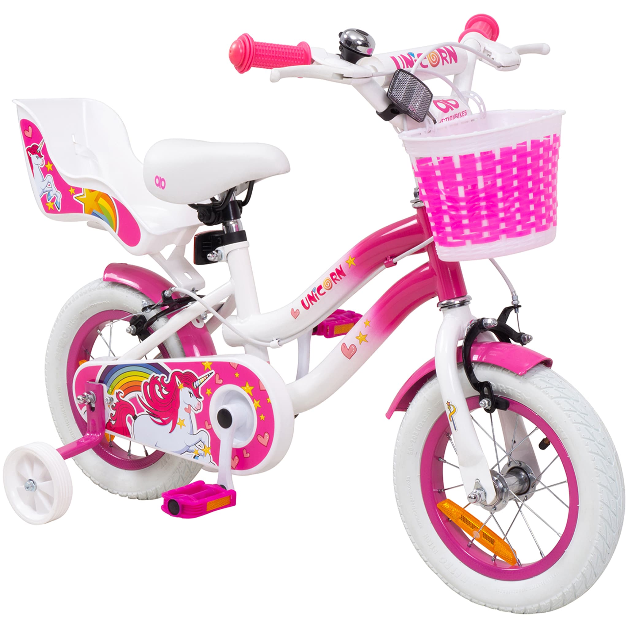 Supfine Kinderfahrrad 12/14/16 Zoll Mit Stützrädern - Für Kinder 2-7 Jahre