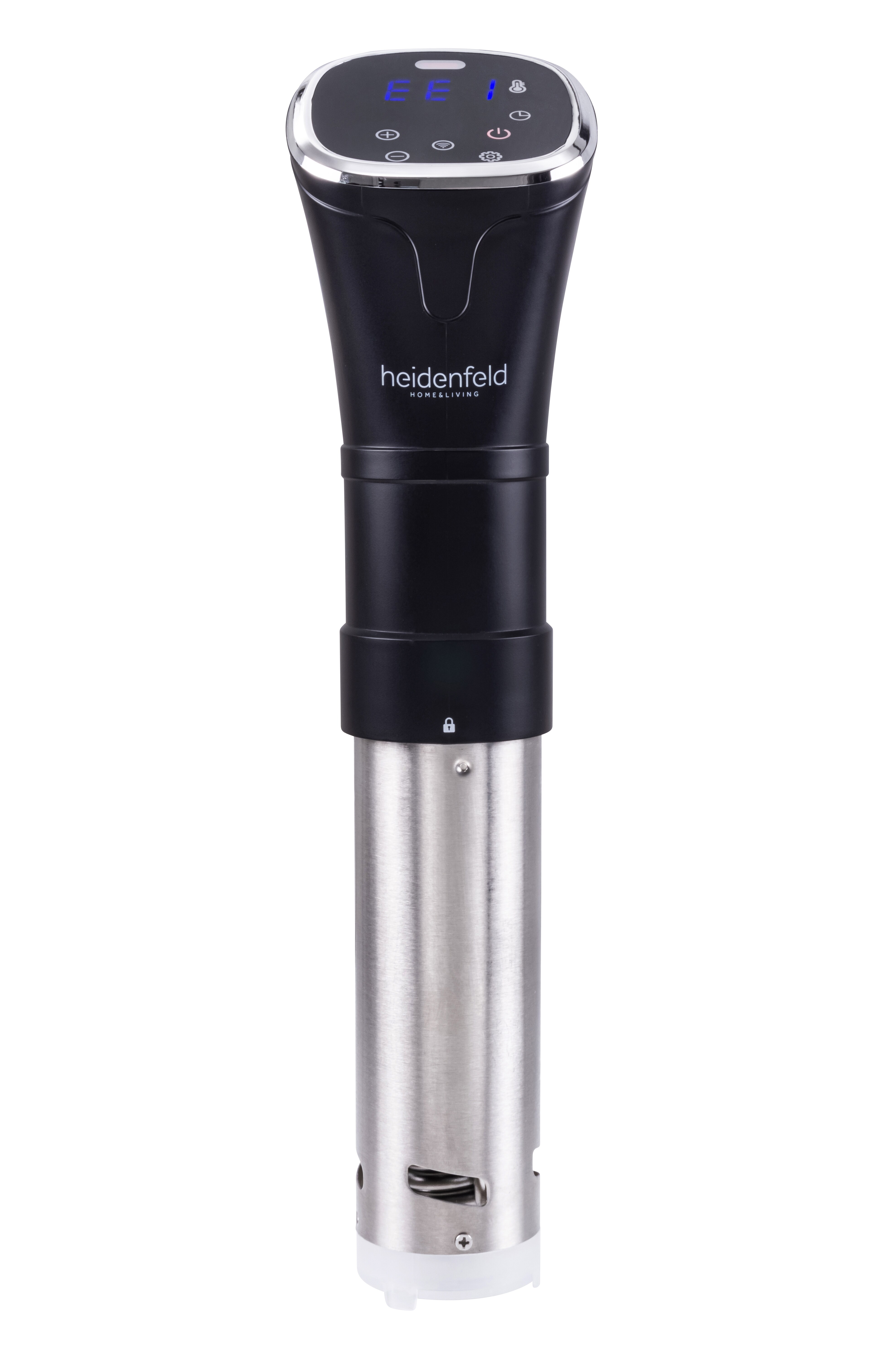 Heidenfeld Sous-Vide-Stick HF-SV300, Sous-Vide-Garer 1200 Watt, App steuerbar, 0-90&deg;, 3 J. Garantie 