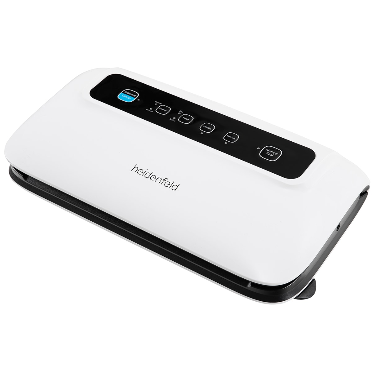 Heidenfeld Vakuumierer HF-VK100, Beh&auml;lter-Vakuumierung, Auto-, Druck-, Feuchtigkeits-, Marinade-Modi (Wei&szlig;) 