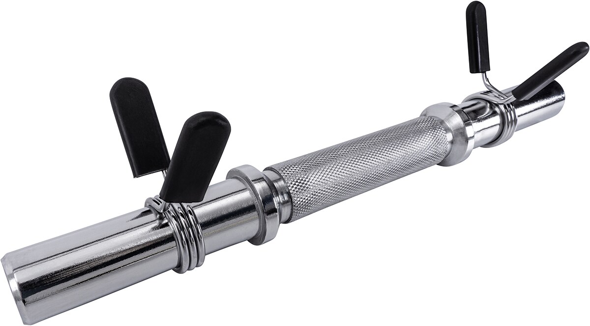 Miweba Sports Kurzhantelstange KH101, Federverschluss, 35cm, &Oslash;30mm, bis 40 kg, Stahl, einzeln o. Set (1 St&uuml;ck) 