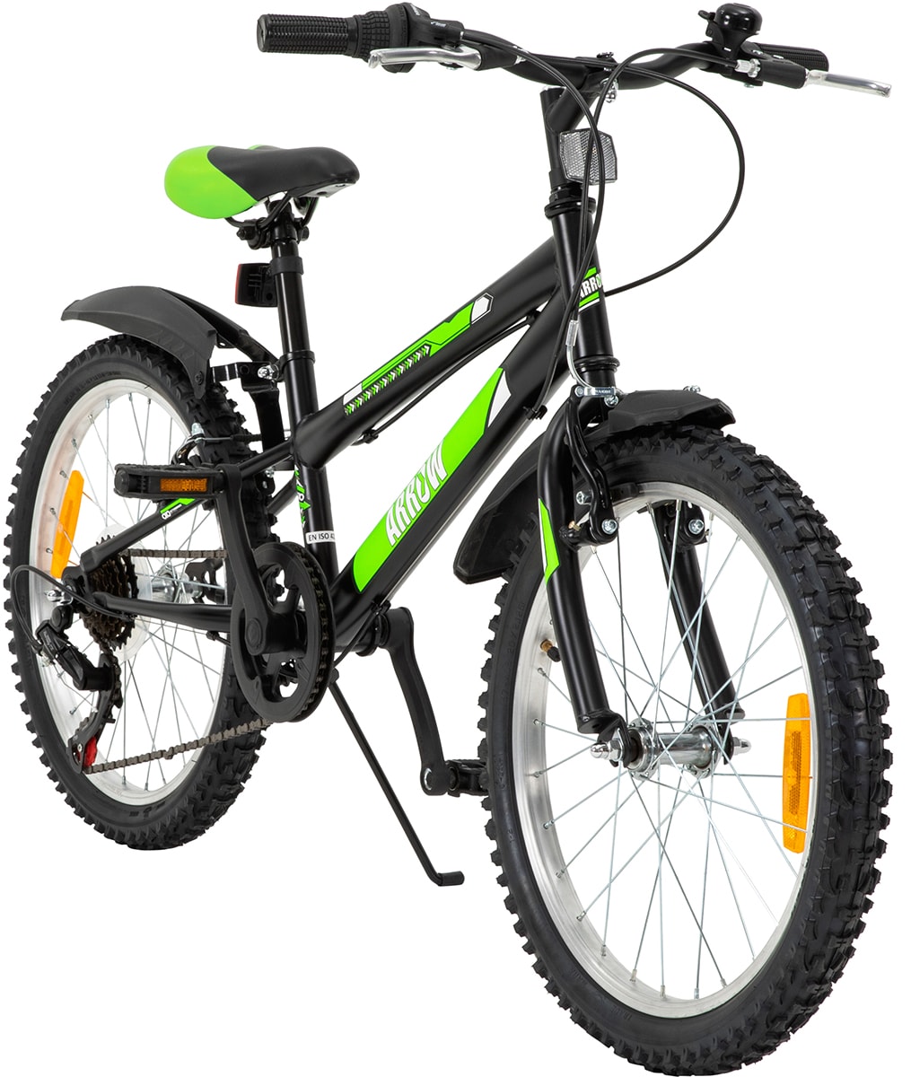 Actionbikes Kinderfahrrad Arrow 20 Zoll, Gangschaltung, V-Brake-Bremsen, verstellbar, Diamantrahmen 