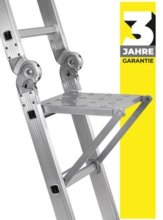 Ablagefläche für Craftfull Mehrzweckleiter CF-104A, zum Einhängen, Stahl, einklappbar, max. 30 kg 