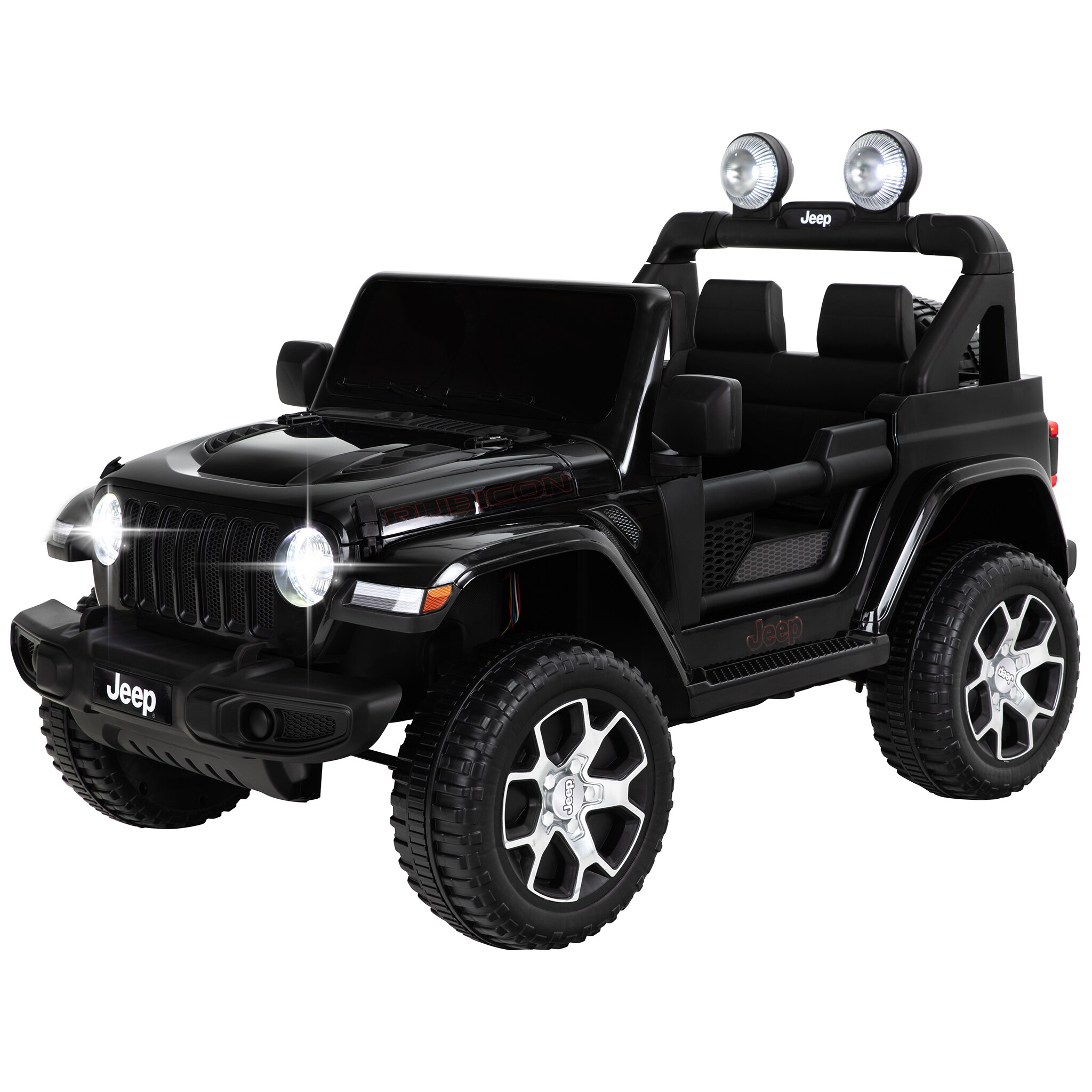 Kinder-Elektroauto Jeep Wrangler Rubicon (Schwarz) 