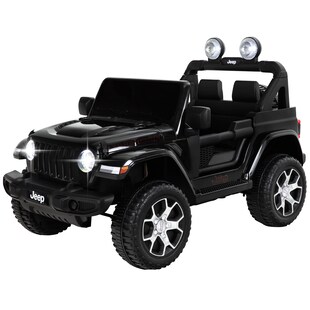 Kinder-Elektroauto Jeep Wrangler Rubicon (Schwarz) 