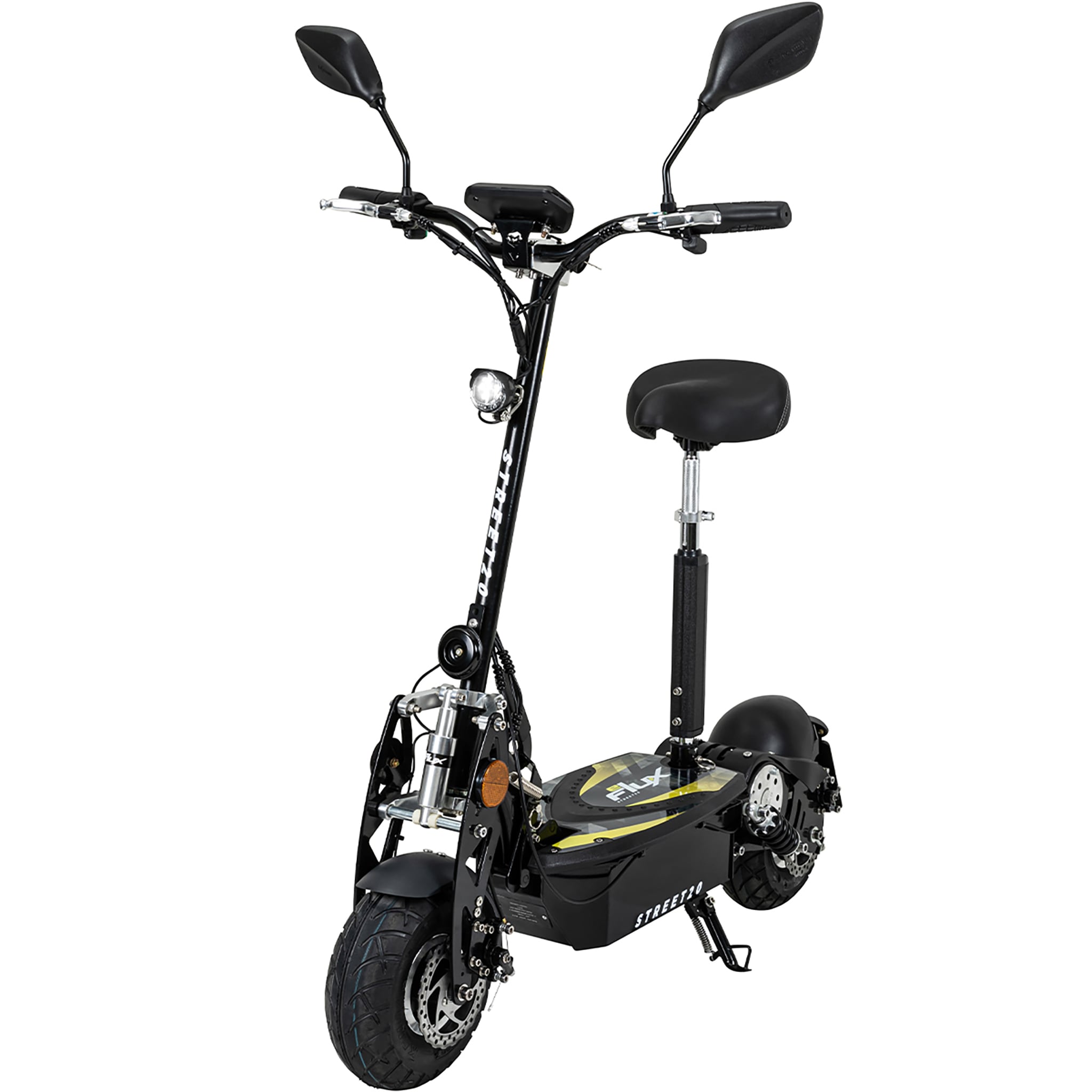 eFlux Street 20 Pro E-Scooter, Stra&szlig;enzulassung, 20 km/h, 500 Watt, Elektroroller mit Sitz, klappbar 