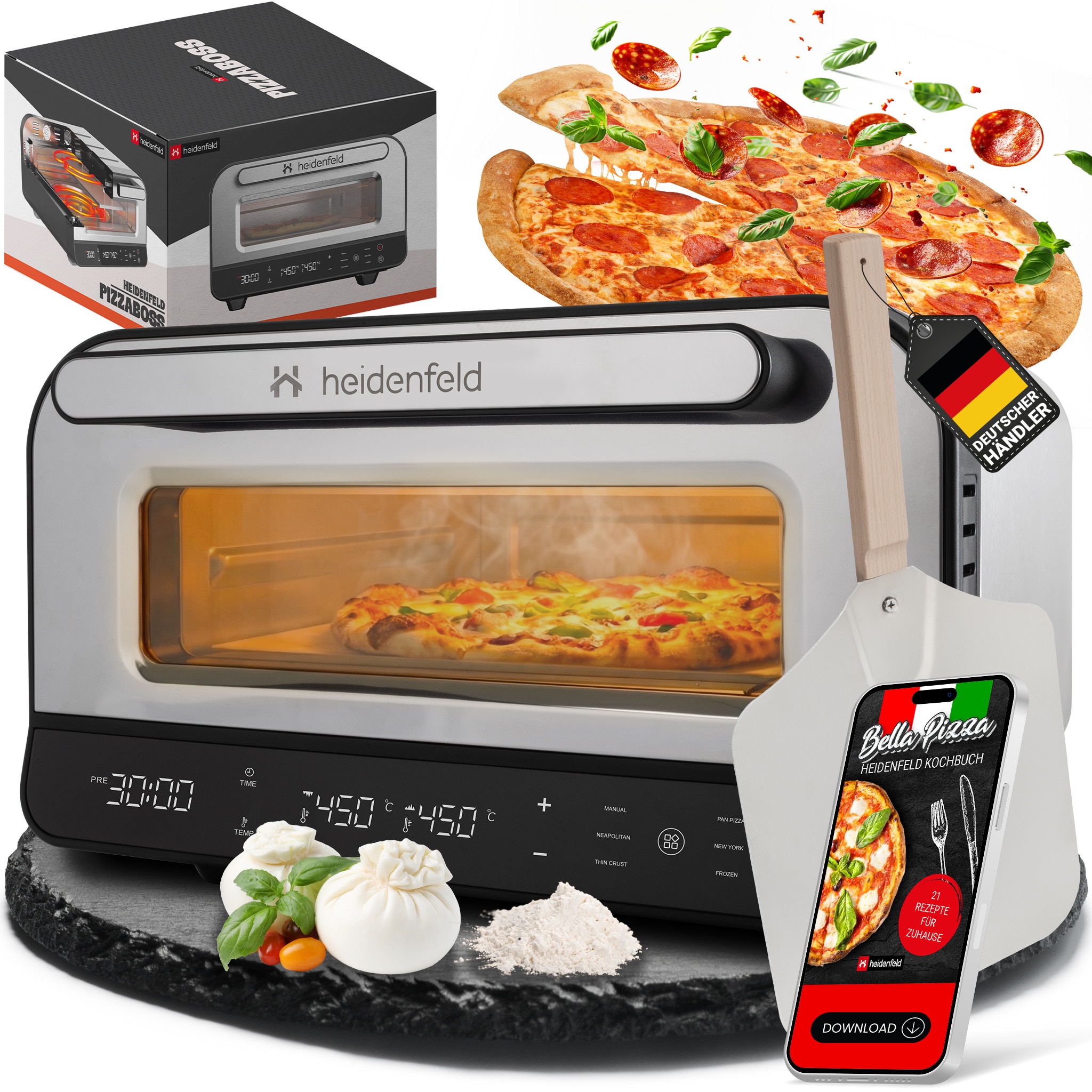 Heidenfeld Pizzaofen Pizzaboss 
