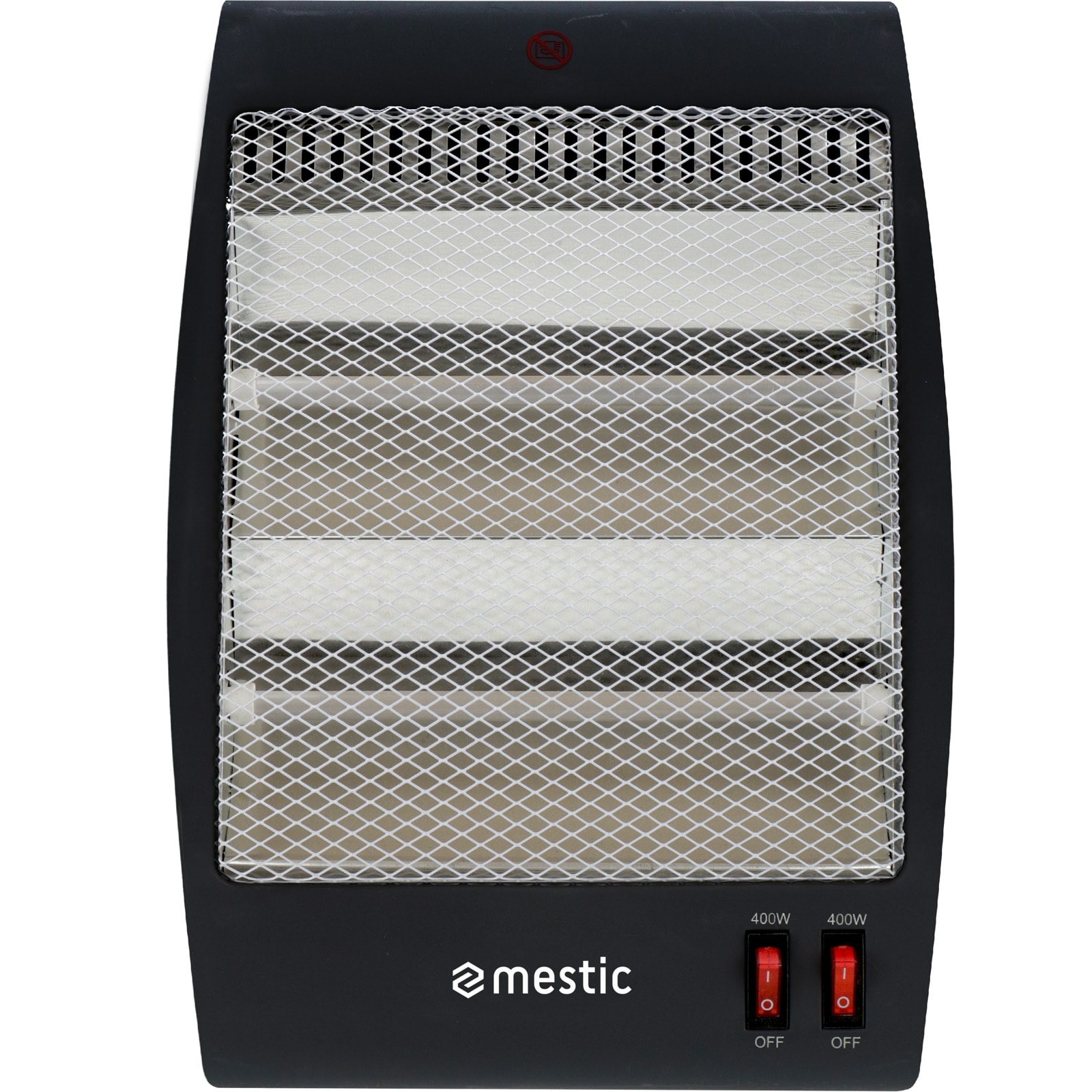 MESTIC Quarz Heizstrahler MQK-200 Camping Halogen Elektro Stand Heizung 800 W 