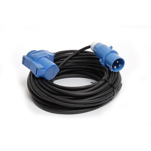 GIMEG CEE Verlängerungskabel 230V Outdoor Camping Strom Kabel Winkelstecker 25 m 
