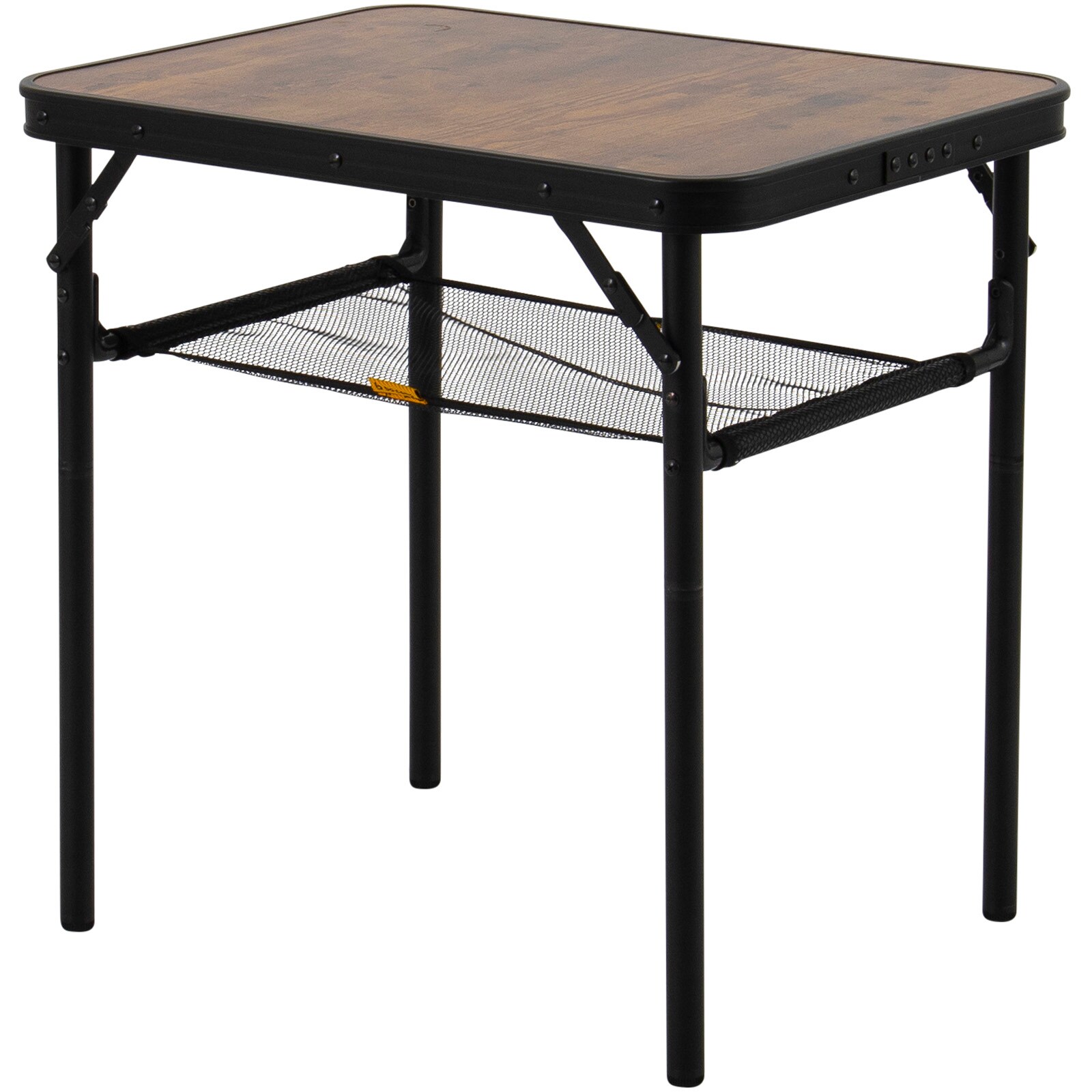 BO-CAMP Campingtisch Woodbine Klapptisch Beistelltisch Verstellbar Leicht Holz 