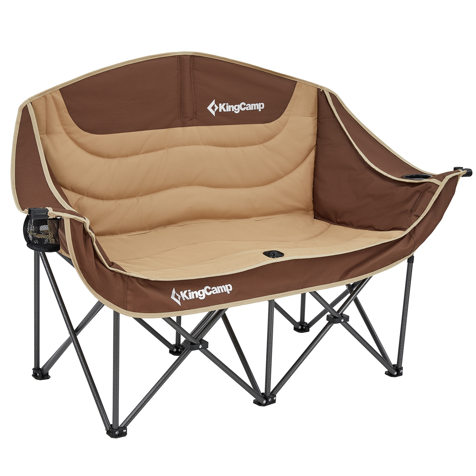 KINGCAMP Camping Sofa Duo Deluxe Doppel Lounge 2Personen Klapp Stuhl Couch 200kg 