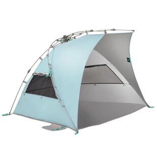 TERRA NATION Strandmuschel Reka Kohu rPET Automatik Sekunden Zelt UPF50 Recycelt 