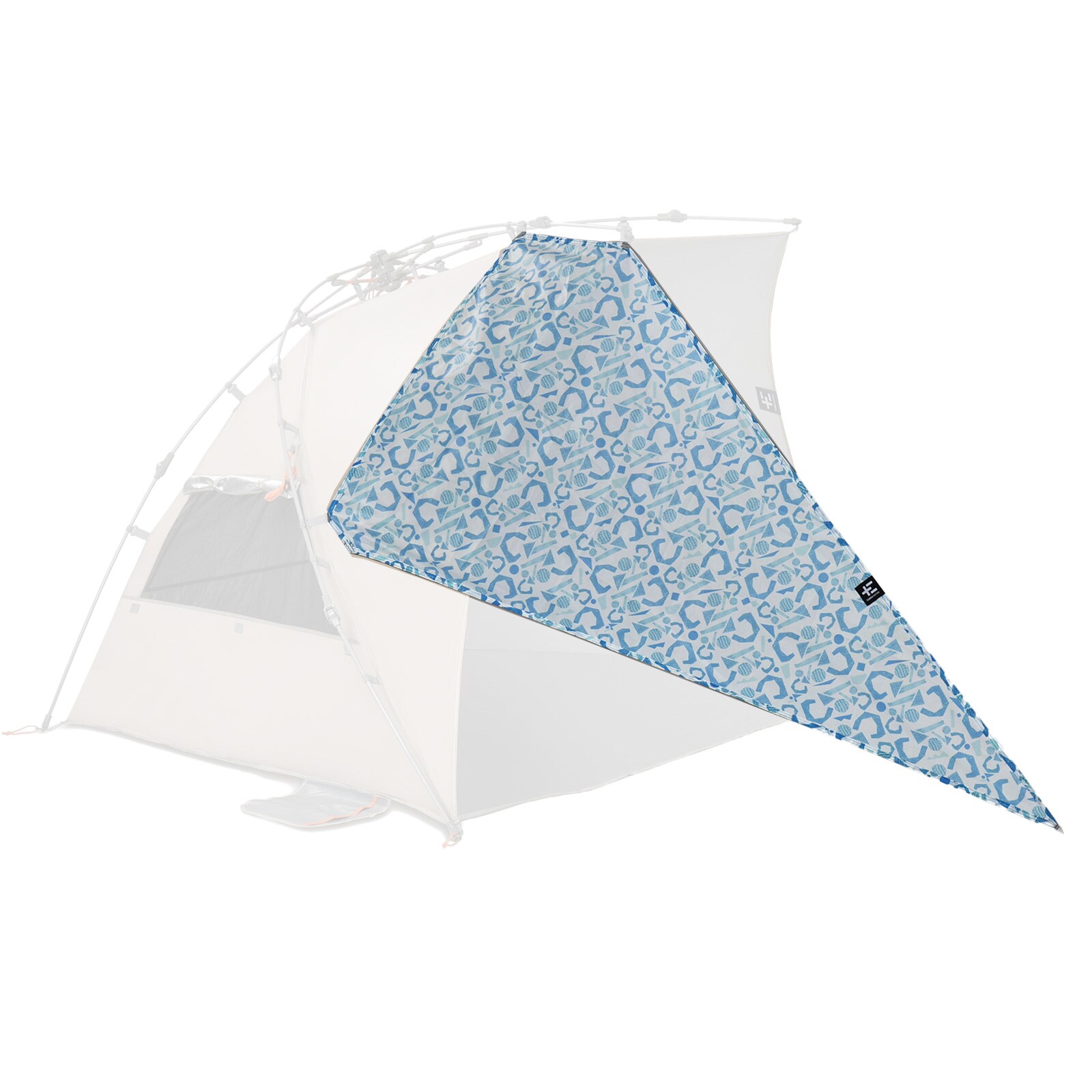 TERRA NATION Sonnensegel ATA F&uuml;r Strandmuschel Reka Kohu Wind Schutz UV 50+ 