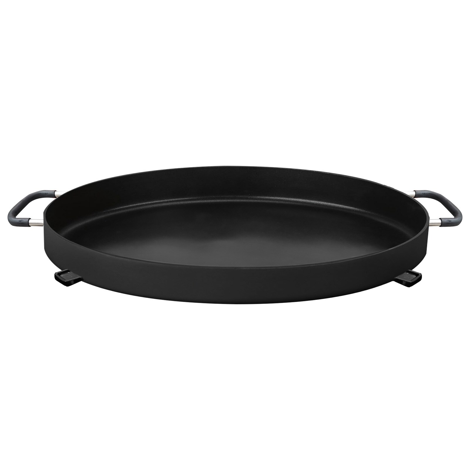 Grillpfanne Camping Grill Pfanne Outdoor BBQ Fisch Fleisch Rund 46 cm