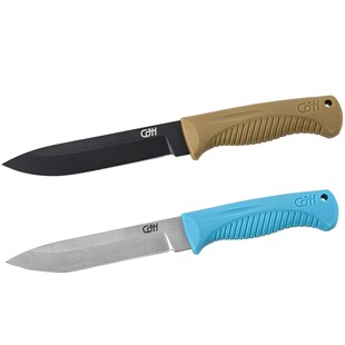 CJH Outdoormesser Gürtelmesser Camping Outdoor Messer Angelmesser Nylon Griff Farbe: blau 