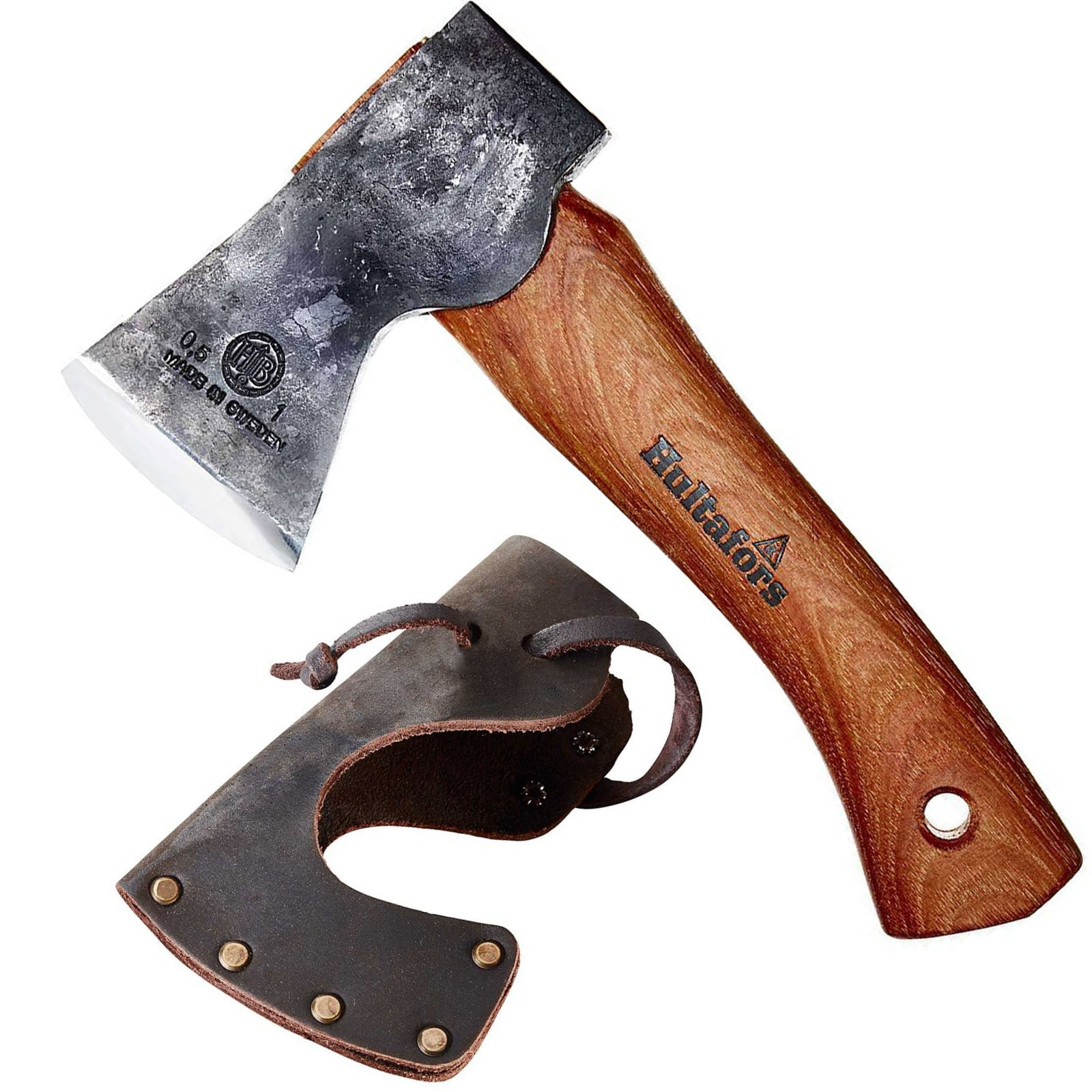 HULATFORS Mini Beil Agelsj&ouml;n Handbeil Outdoor Axt Hickory Holz Kohlenstoff Stahl 