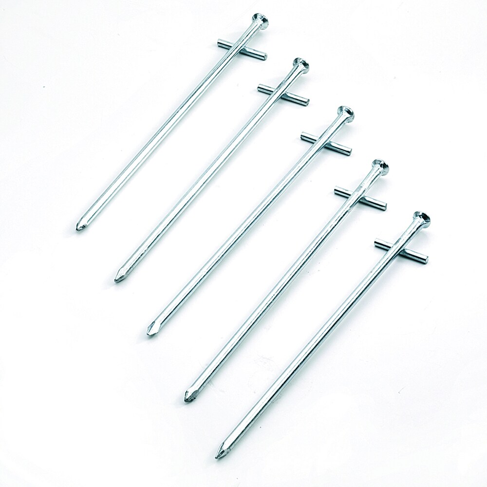 10 x Felsbodenhering 23 cm - Felsnagel Zelt Hering Erdnagel Stahl N&auml;gel verzinkt 