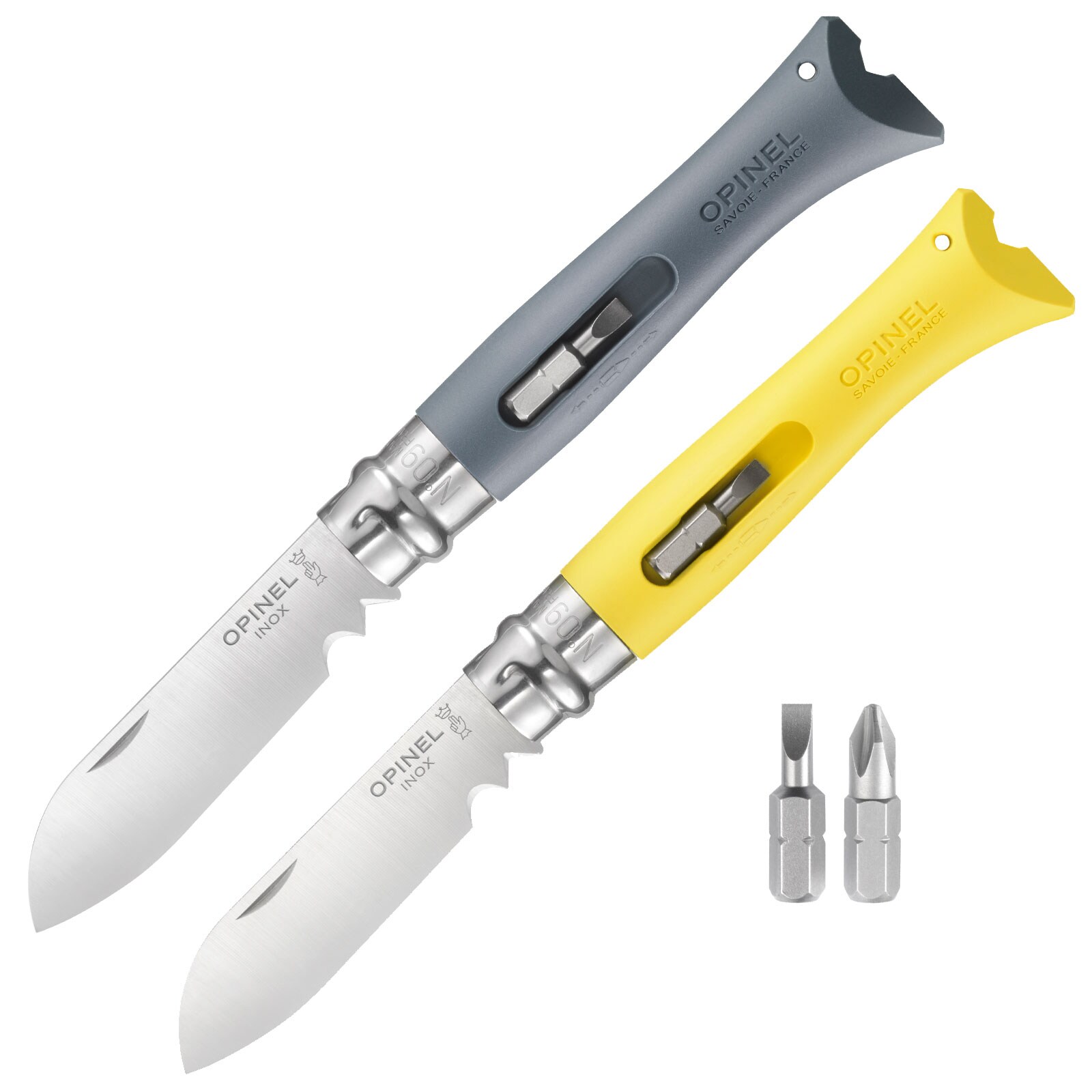 OPINEL Arbeitsmesser No 9 DIY - Carbon Klappmesser Taschenmesser Einhandmesser Farbe: gelb 