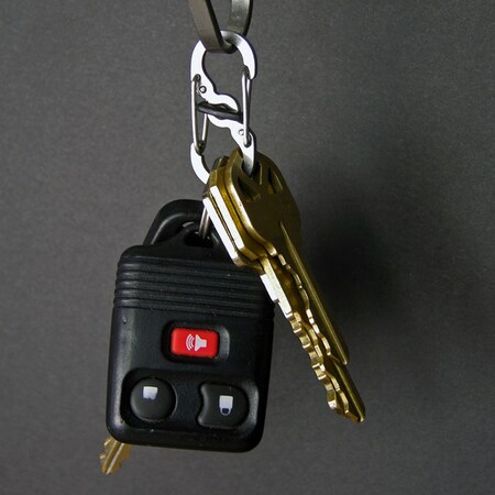 NITE IZE MicroLock S-Biner Mini Karabiner Schnapp Haken Schlüssel Ring Anhänger  Farbe: schwarz bei Marktkauf online bestellen