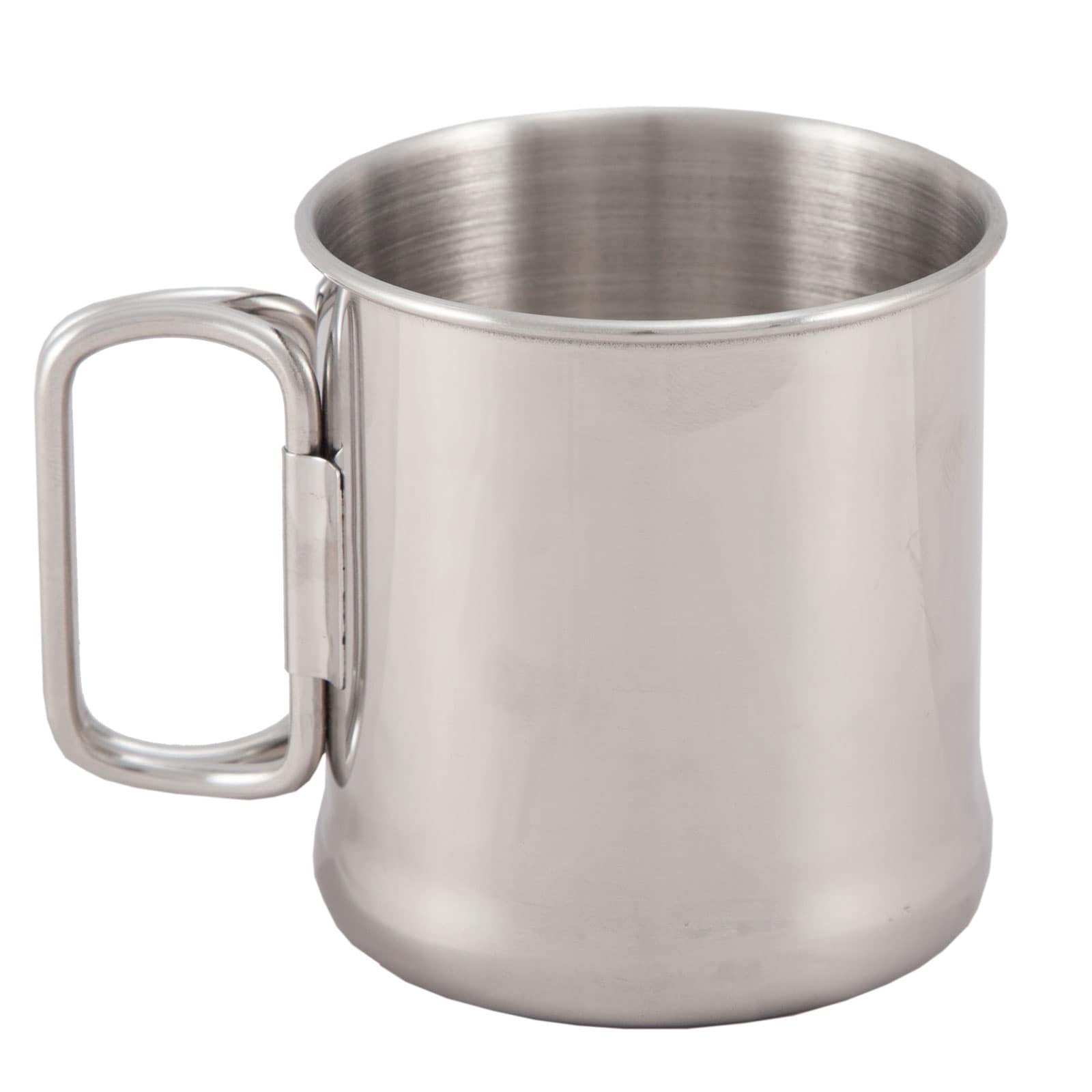 OUTDOOR Camping Klapp Becher Edelstahl &ndash; 0,3L Trinkbecher Kaffee Tasse Geschirr 