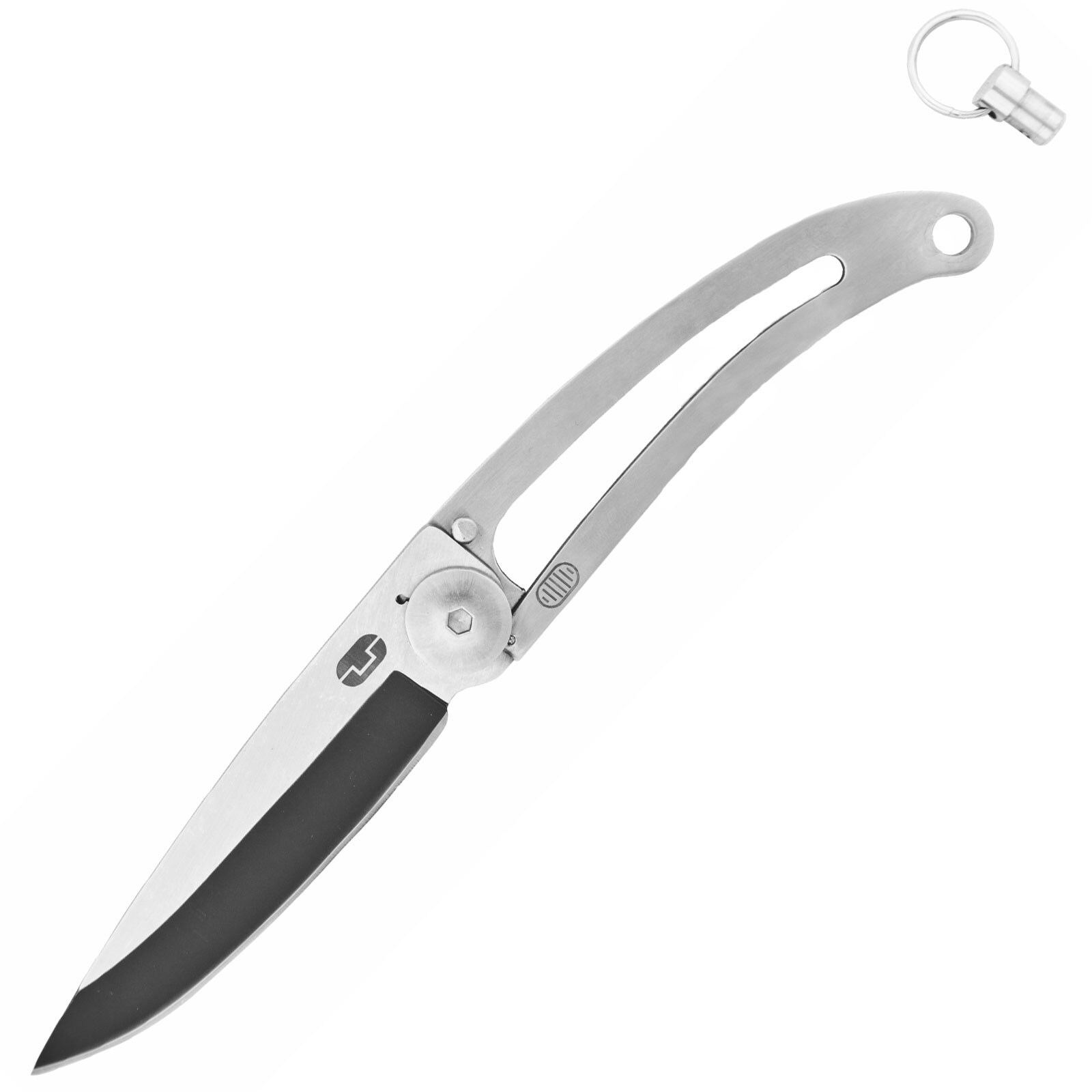 TRUE UTILITY Klappmesser BARE - Taschenmesser Schlüsselanhänger Mini Messer