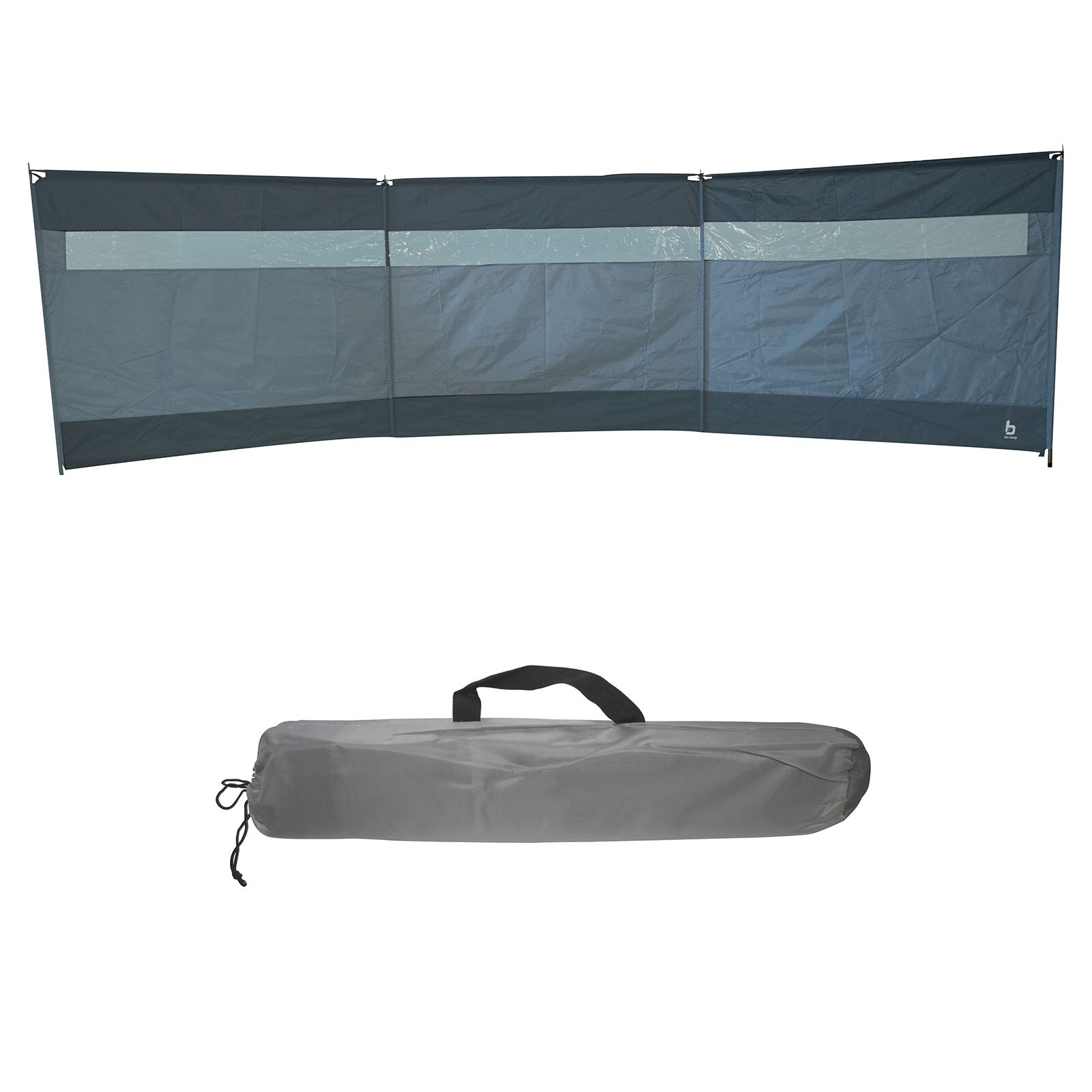 BO-CAMP Windschutz Solid 500x140 Camping Sichtschutz XL Garten Strand lang gro&szlig; 