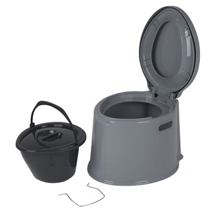 BO-CAMP Campingtoilette - Kompost Eimer Toilette Reise Camping WC Mobil Bau Klo 