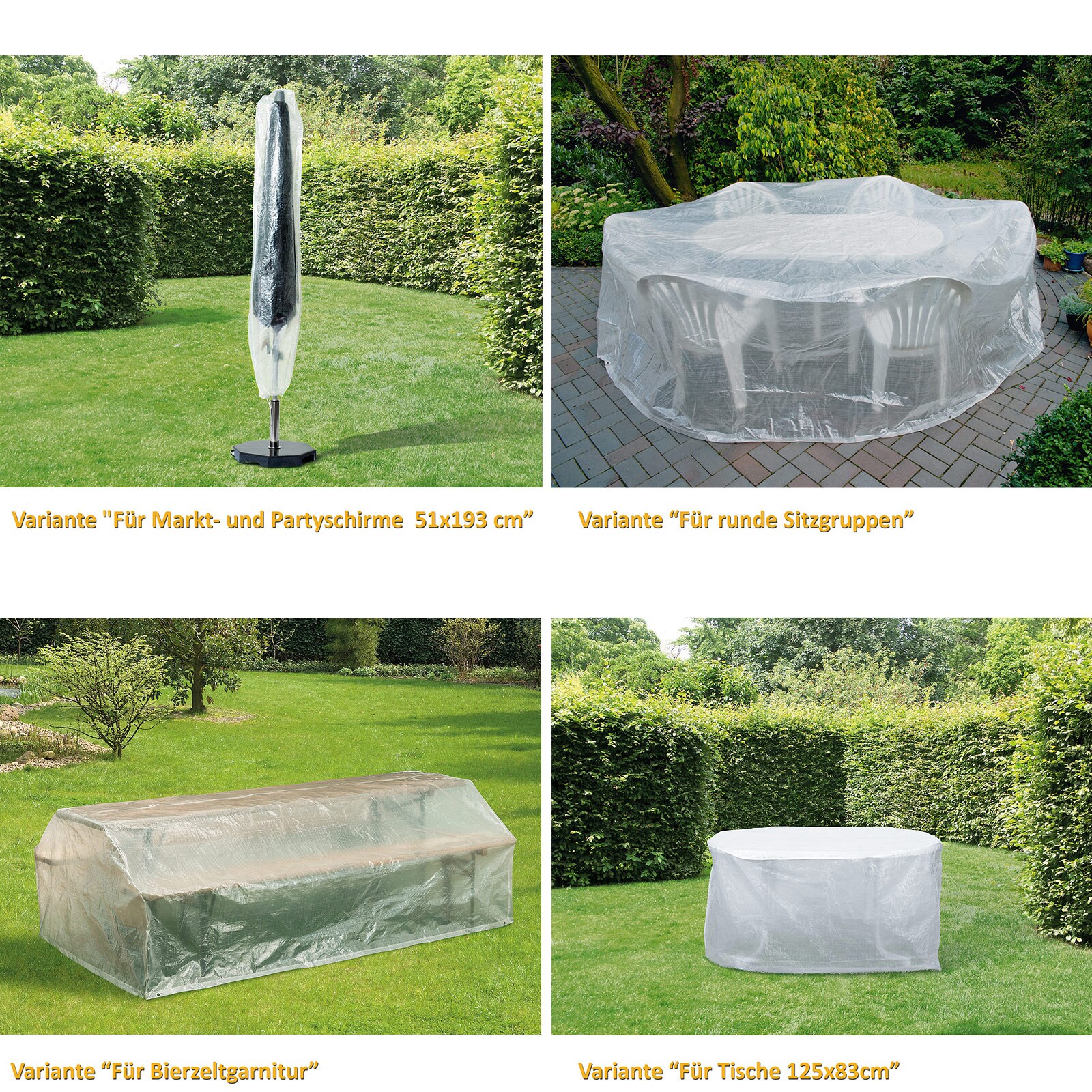 Robuste Schutzhülle Für Gartenmöbel – Wasserdicht, UV-beständig, In Verschiedenen Größen