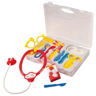 Kinder Doktorkoffer 13-teilig Arztkoffer Arzttasche Spielzeug Stethoskop Brille 