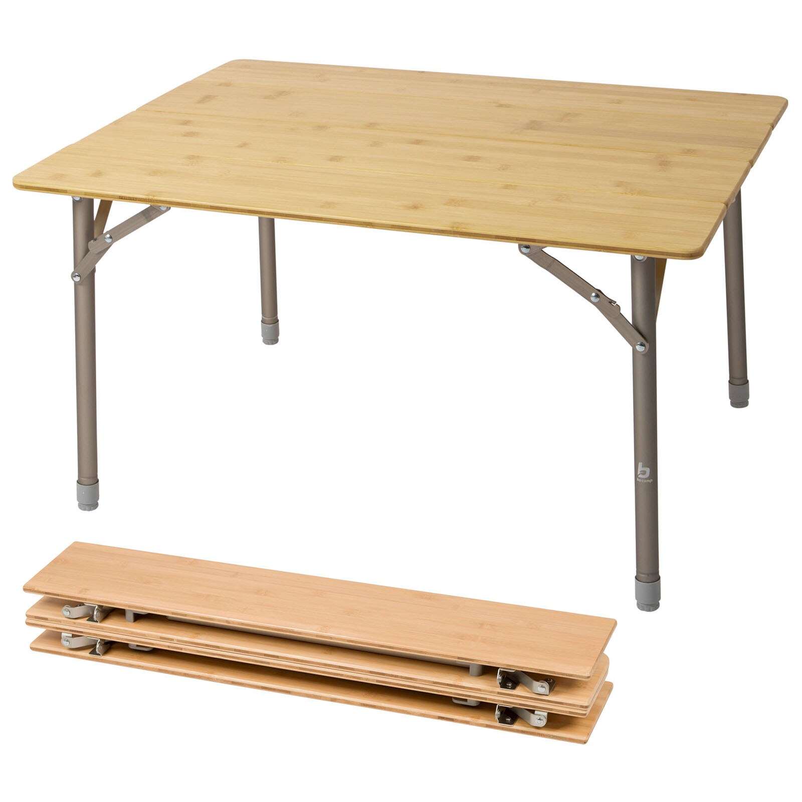 BO-CAMP Camping Gartentisch Klapptisch Falttisch Klappbar verstellbar Alu  Bambus Gre: 60 x 80 cm bei Marktkauf online bestellen