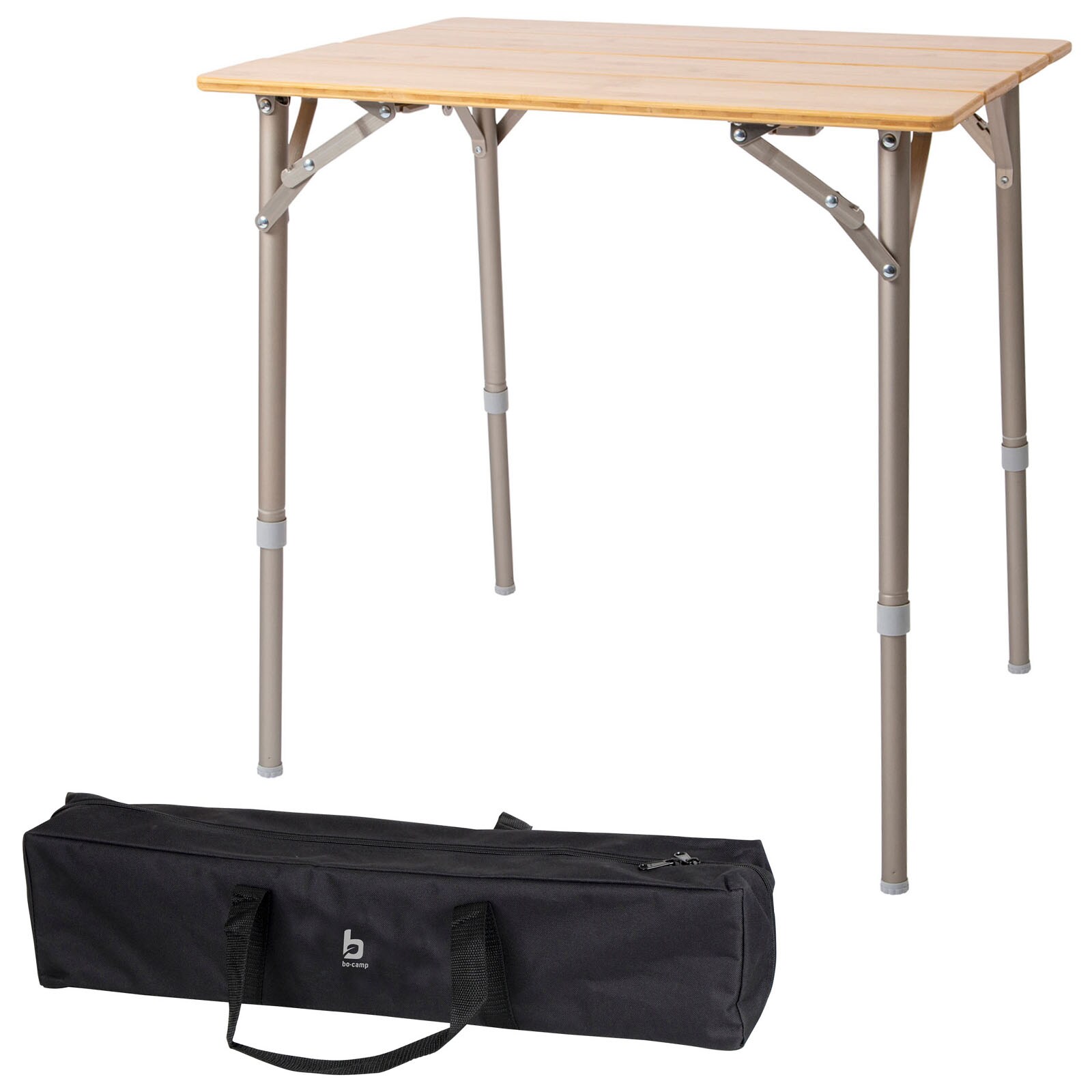 BO-CAMP Camping Gartentisch Klapptisch Falttisch Klappbar verstellbar Alu  Bambus Gre: 50 x 65 cm bei Marktkauf online bestellen