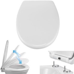 HI WC Sitz Duroplast Absenkautomatik Toiletten Deckel Klo Brille 