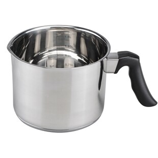 HI Milchtopf Kochtopf Milch Topf Griff Induktion Kasserolle Edelstahl 1,5L 