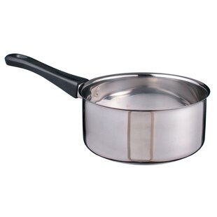 HI Stiel-Kasserolle Sylt Edelstahl Kochtopf Stieltopf Induktion Milch Topf 1 L 