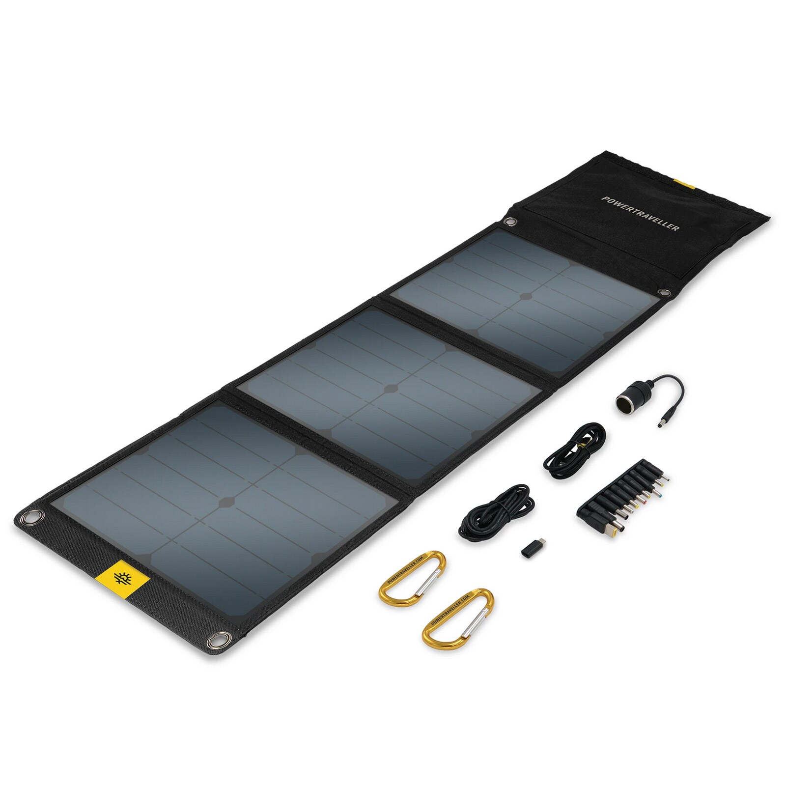POWERTRAVELLER Solarpanel Falcon 40 W Outdoor Ladegerät 5/20V USB Faltbar 3Ports