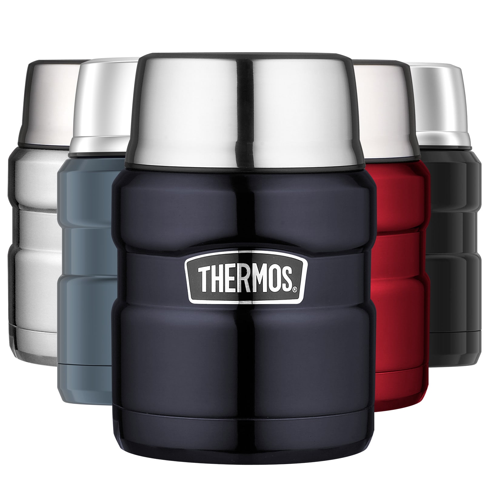 THERMOS Food Container King 0,47 L Thermo Beh&auml;lter Isolierbeh&auml;lter Essenbeh&auml;lter Farbe: Midnight blue 