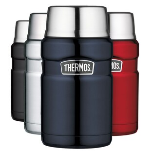THERMOS Food Container King 0,7 L Thermo Behälter Isolierbehälter Essenbehälter Farbe: Stainless steel mat 