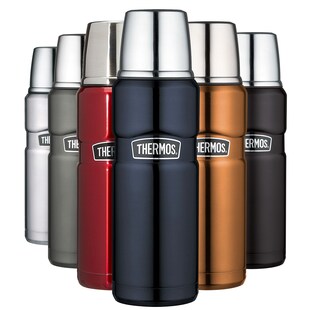 THERMOS Kanne King Isolierflasche 0,47L Flasche Isolierkanne Tee Drehverschluss Farbe: Midnight blue 