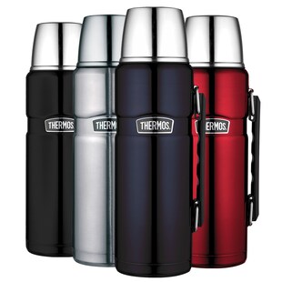 THERMOS Kanne King 1,2 Isolierflasche Flasche Isolierkanne Becher Drehverschluss Farbe: Midnight blue 