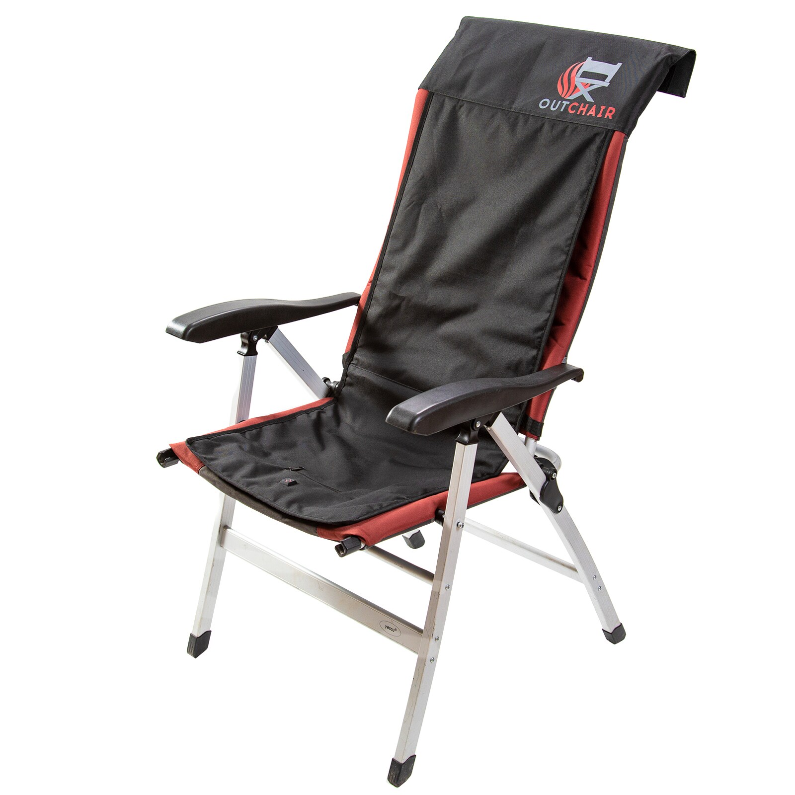 OUTCHAIR Seat Cover Hochlehner Garten Stuhl Auflage Camping Sitz Beheizbar Akku 