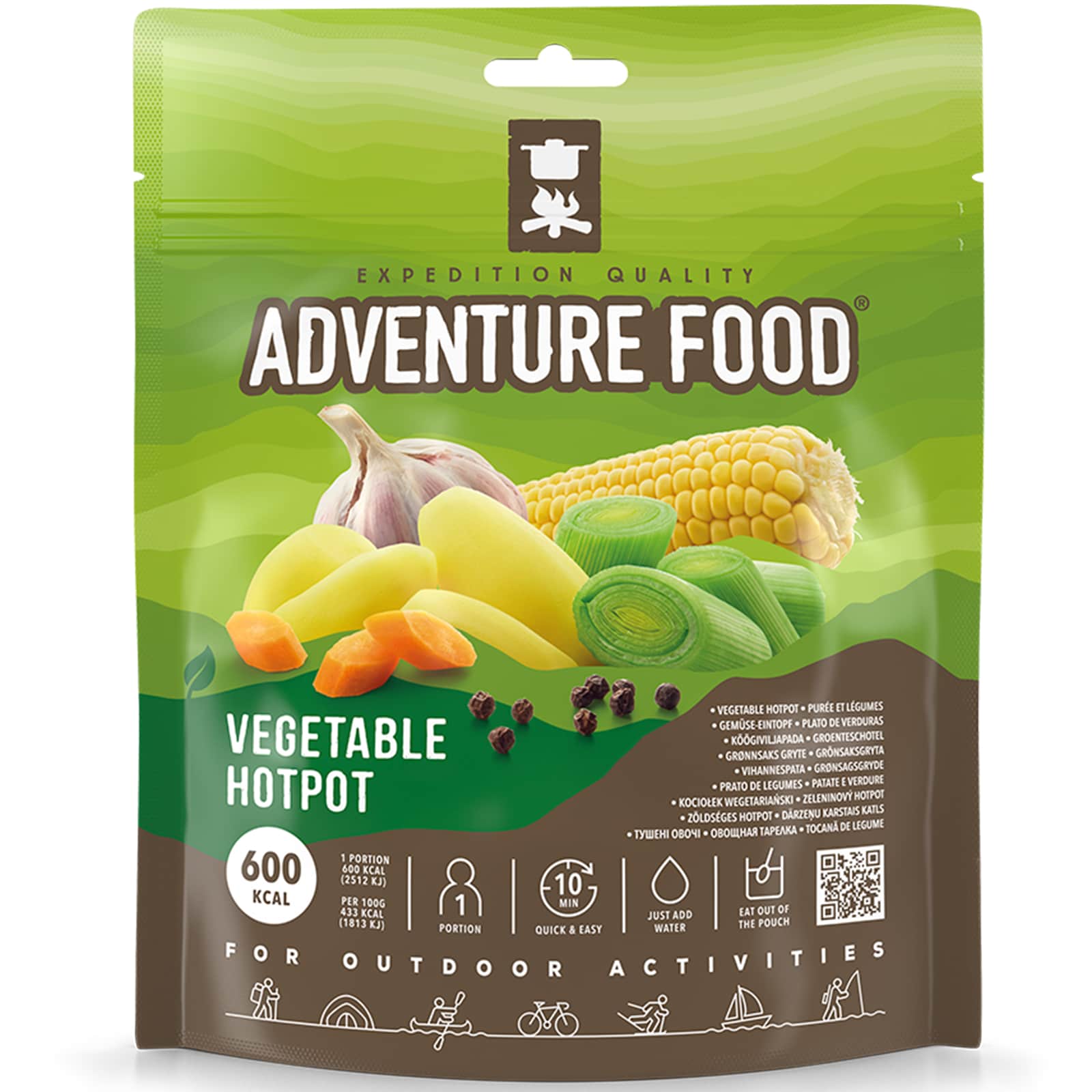 ADVENTURE FOOD Gem&uuml;se Eintopf Trekking Mahlzeit Outdoor Essen Ration Vegetarisch 
