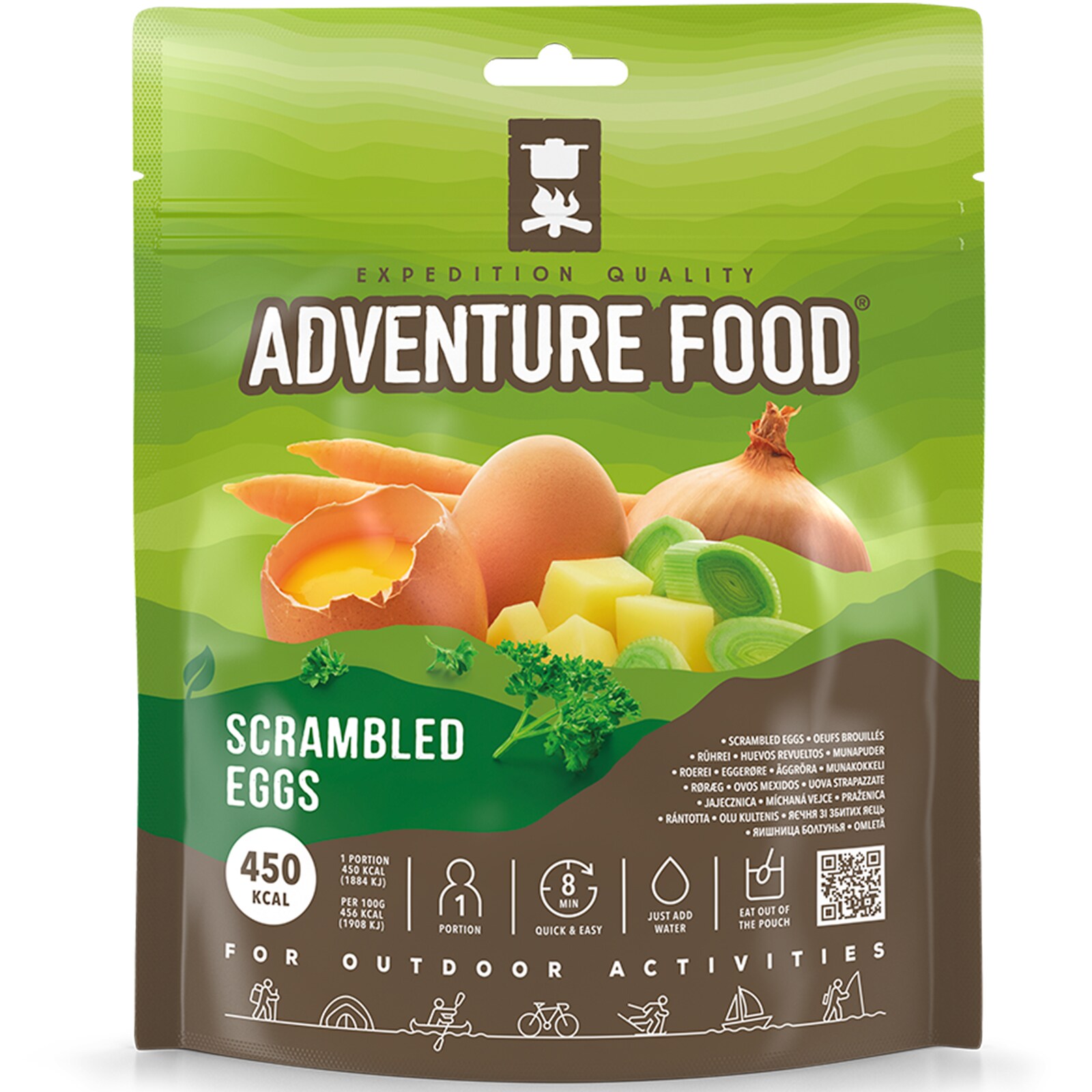 ADVENTURE FOOD Scrambled Eggs Outdoor Mahlzeit Trekking Essen Not Ration Nahrung 